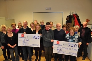 Le club de broderie de Rodange nous soutient